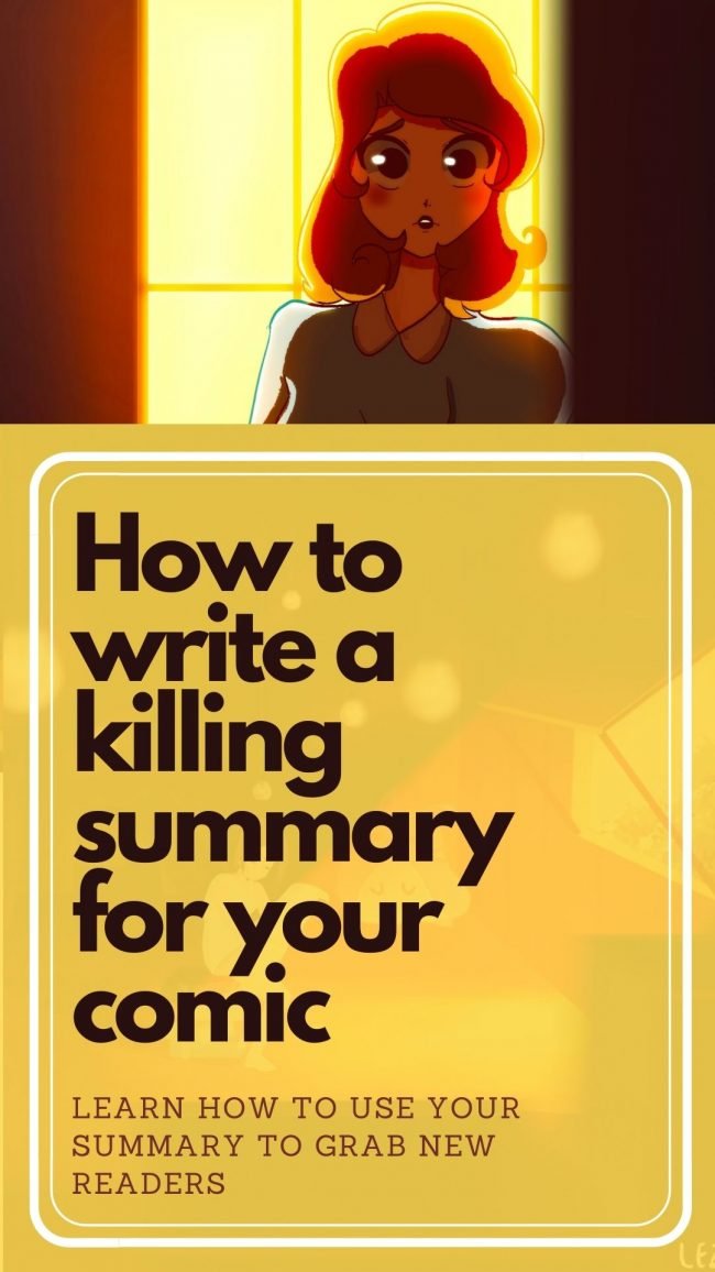 how to write your comic summary manga manwah webtoon tapas web comic