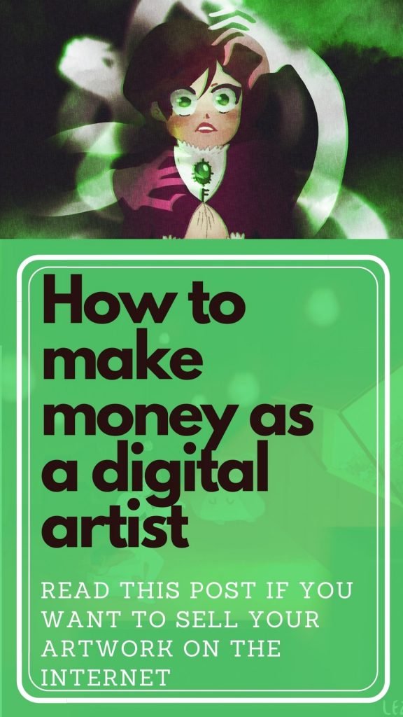 how to make money as a digital artist, sell digital art, make money digital art